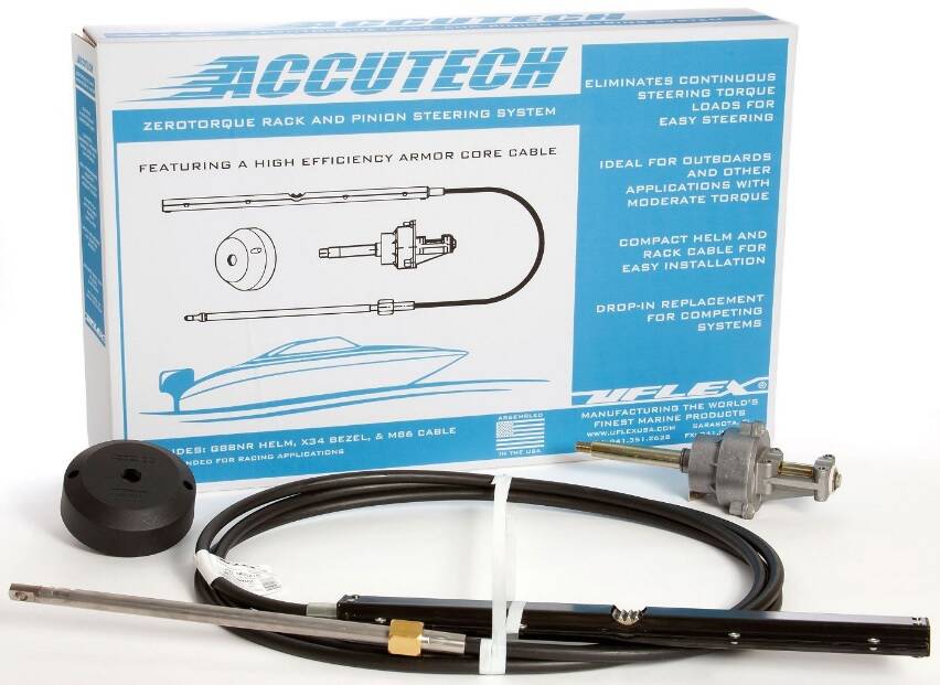 18.y.n09163様 Uflex RACKTECH20 20' Rack Steering Package, Switches