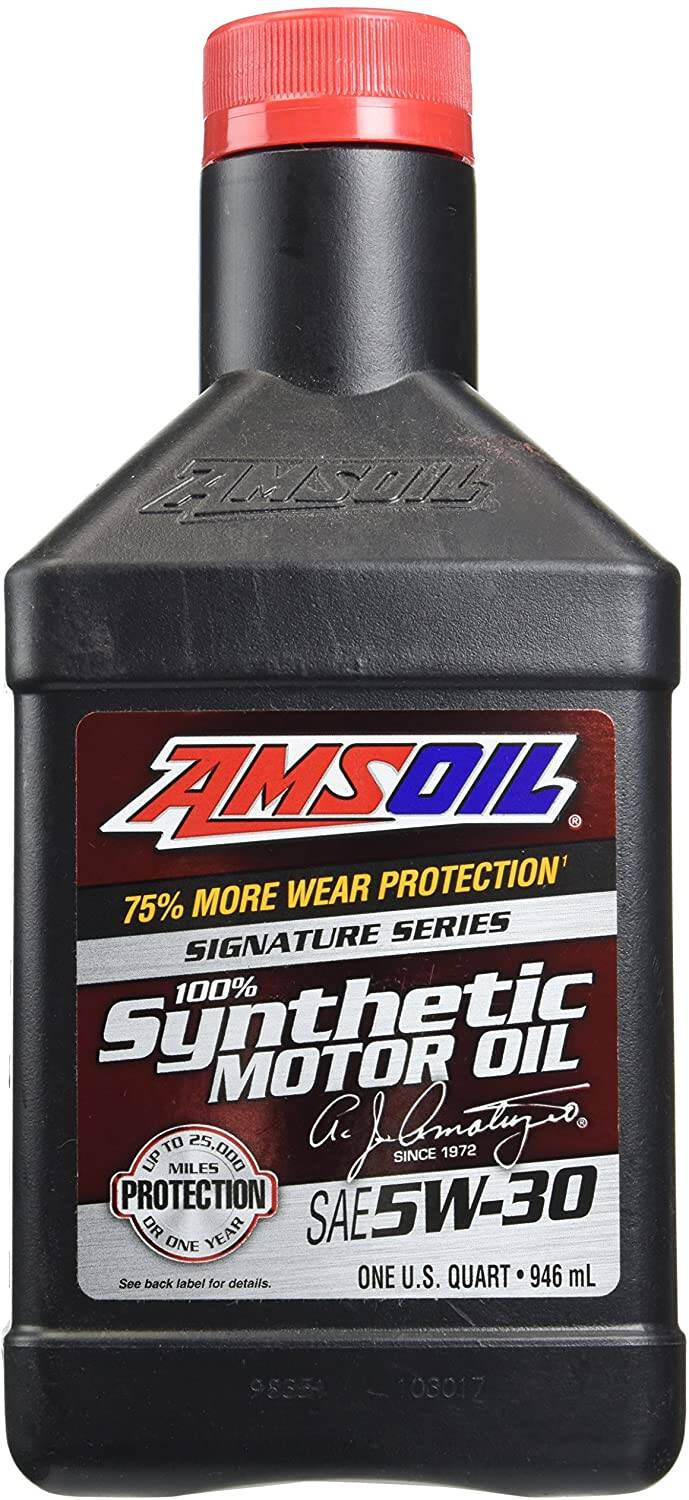 AMSOIL Signature SAE 5W-30 1ガロンボトル AMSOIL Signature Series Full Synthetic 5W30 12 X 1 Qt. (NP