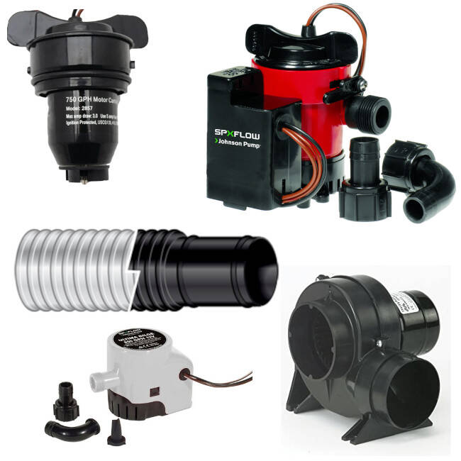 PUMPS, BLOWERS, HOSES & ACCESSORIES