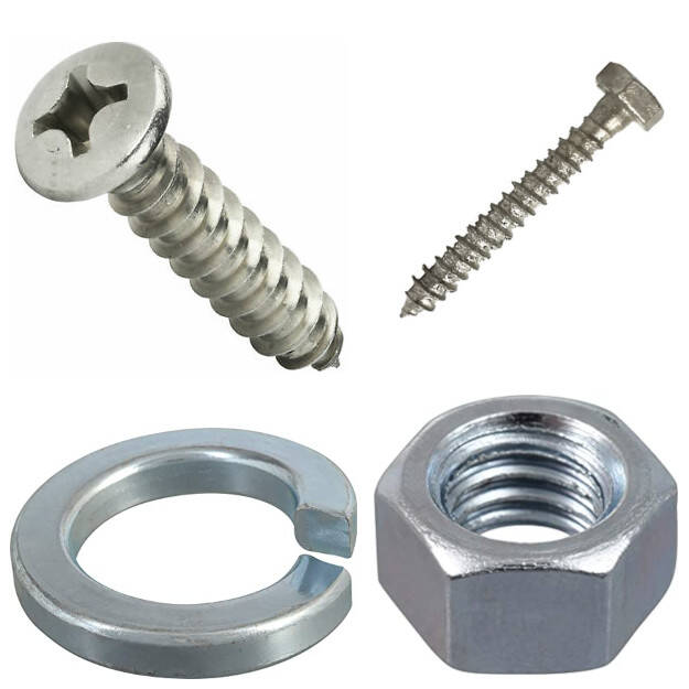 SCREWS, NUTS & WASHERS 
